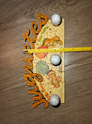 Perchero infantil Juguetes ositos hecho a mano