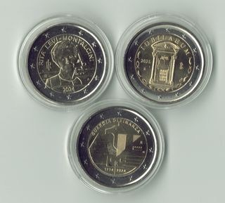 Lote 23 Monedas 2 Euros Conmemorativas Italia UNC