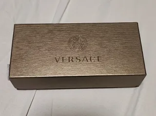 Caja gafas Versace dorada vacía