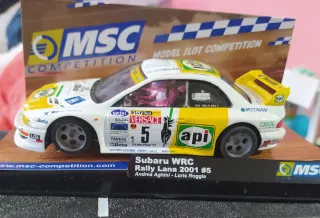 Coche Slot Subaru WRC MSC 2001