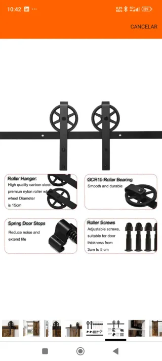 Herraje Puerta Corredera