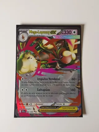Carta Pokémon Mega Lopunny EX 084/094
