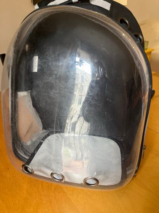Mochila transportín para gato o perro pequeño