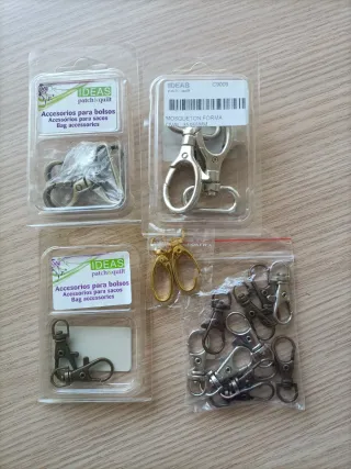 Lote mosquetones para bolsos IDEAS