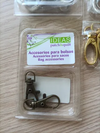 Lote mosquetones para bolsos IDEAS