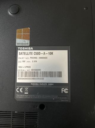 Ordenador Portátil Toshiba Satellite Negro