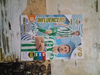 Carta Adrenalyn 2024-25 Influencers Pablo Fornals