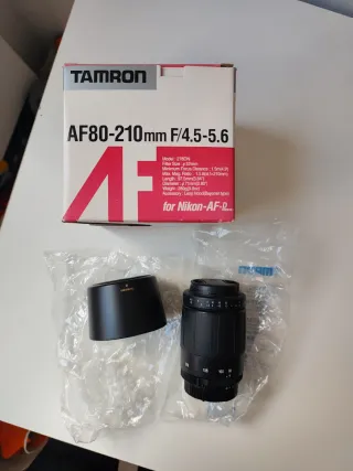Objetivo Tamron AF 80-210mm f/4.5-5.6 Nikon