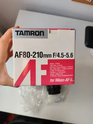 Objetivo Tamron AF 80-210mm f/4.5-5.6 Nikon