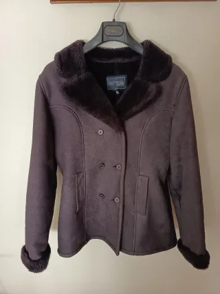 Chaquetón borreguillo marrón