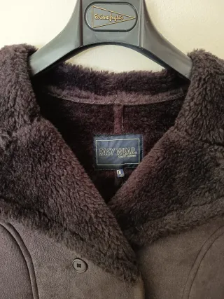 Chaquetón borreguillo marrón