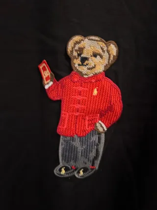 Polo Ralph Lauren Camiseta Oso Bordado Talla M