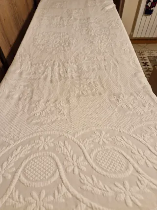 Set lenzuola matrimoniali + copriletto anni 50/70