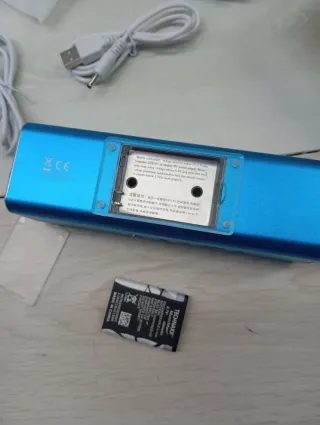 Altavoz Portátil MusicMan Azul Radio FM