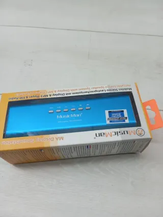 Altavoz Portátil MusicMan Azul Radio FM
