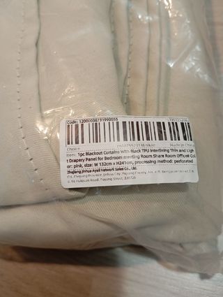 Cortina opaca 132 x 241 cm