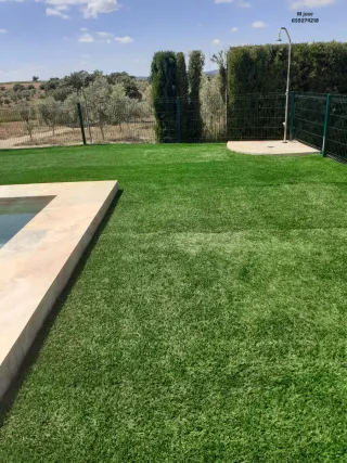 Césped artificial reciclado