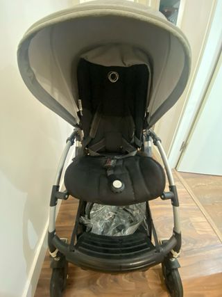 Carrito Bugaboo Bee 5 + saco rosa