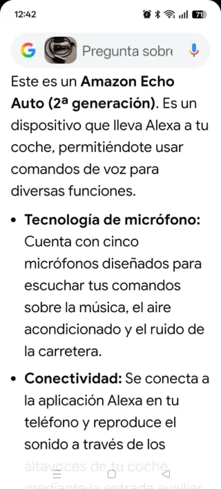 Amazon Echo Auto con Alexa