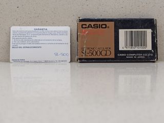 Calculadora Casio SL-500GD Film Card