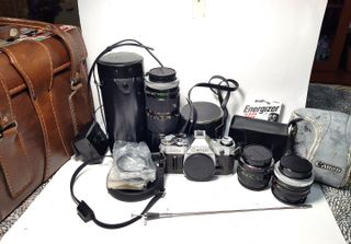 Canon AE-1 + Accesorios
