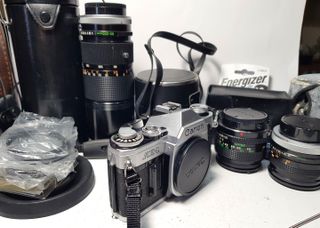 Canon AE-1 + Accesorios