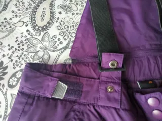 Pantaloncini da sci/neve viola