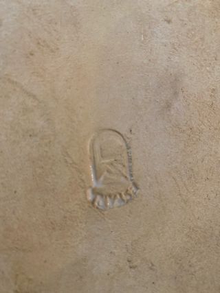 Benditera de pared cruz azul y verde