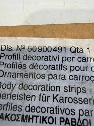 Moldura lateral Abarth Punto