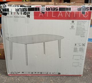 Mesa exterior blanca Atlantic