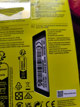 Corsair Vengeance RGB DDR5 32GB 6000MHz AMD EXPO