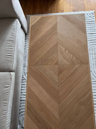 Mesa de centro madera y metal