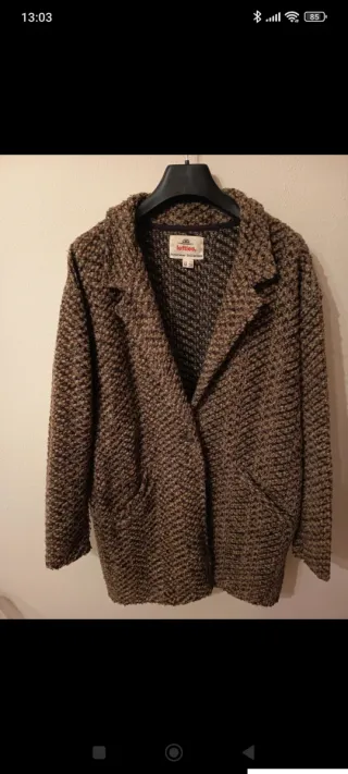 Chaqueta de nudos multicolor