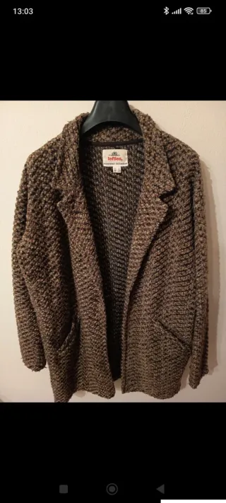 Chaqueta de nudos multicolor