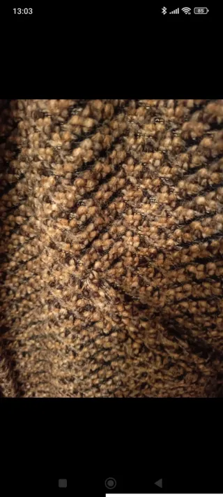 Chaqueta de nudos multicolor