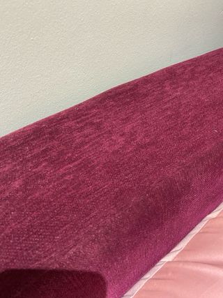 Sofá Cama Terciopelo Rosa y Morado