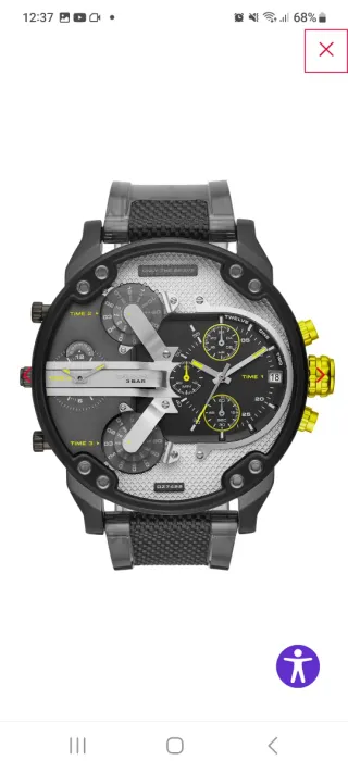 Reloj Diesel DZ7422 Negro y Dorado sin caja