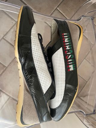 Sneakers Moschino Uomo verde,bianco