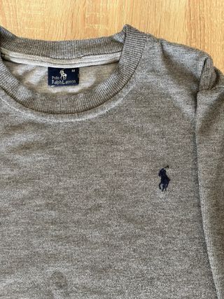 Jersey Ralph Lauren Gris • Estilo Old Money