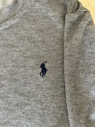 Jersey Ralph Lauren Gris • Estilo Old Money