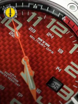 Reloj MTM Warrior Negro y Rojo