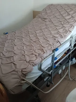 Cama geriátrica ajustable