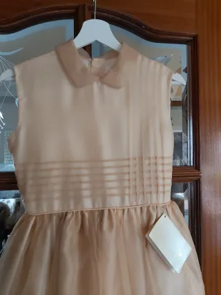 Vestido niña comunión/evento beige