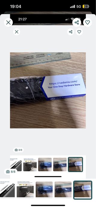 Jogo Corrediças Gaveta Preto Vadania NOVO