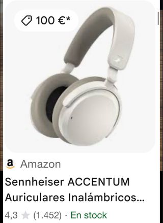 Cascos Inalámbricos Sennheiser Blancos/Grises