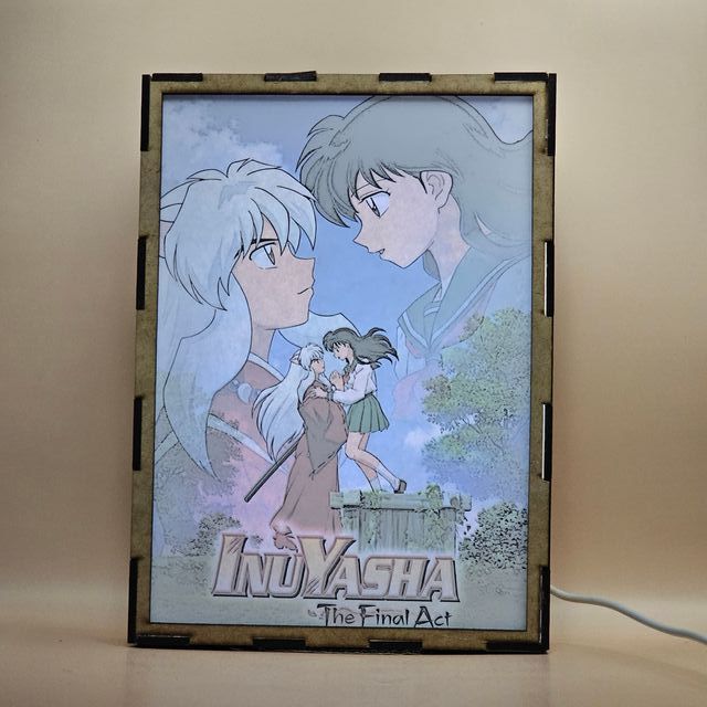 Lámpara LED Doble Imagen Inuyasha