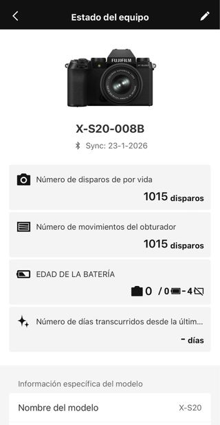 Fujifilm X-S20 Cámara Digital