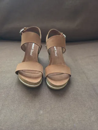 TIMBERLAND ORIGINAL, SANDALIAS DE CUÑA, PIEL,MUJER