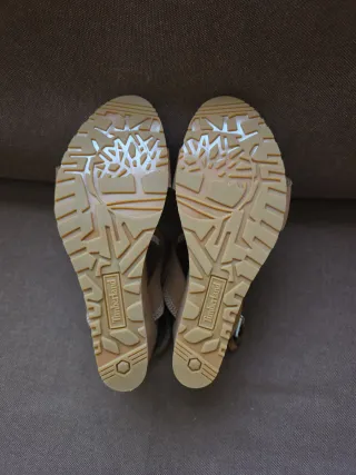 TIMBERLAND ORIGINAL, SANDALIAS DE CUÑA, PIEL,MUJER