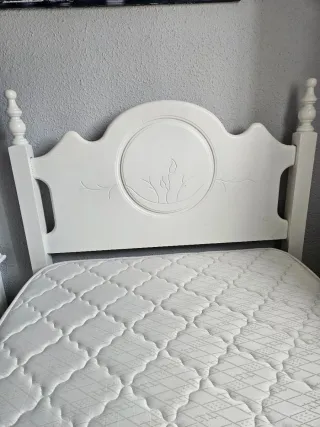 Dormitorio juvenil blanco madera